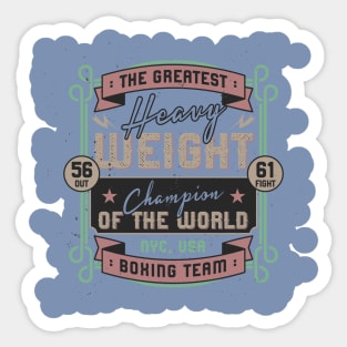 Champion Of The World Sticker